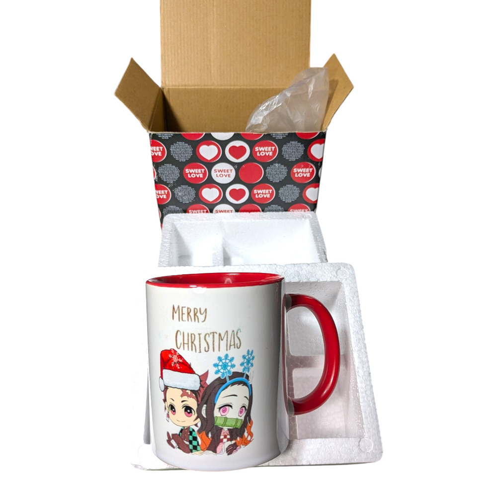 Demon Slayer - Merry Christmas Mug - Collector - Brand New In Box - Anime